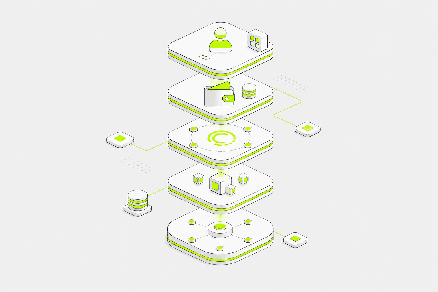 Oreum network architecture concept illustration